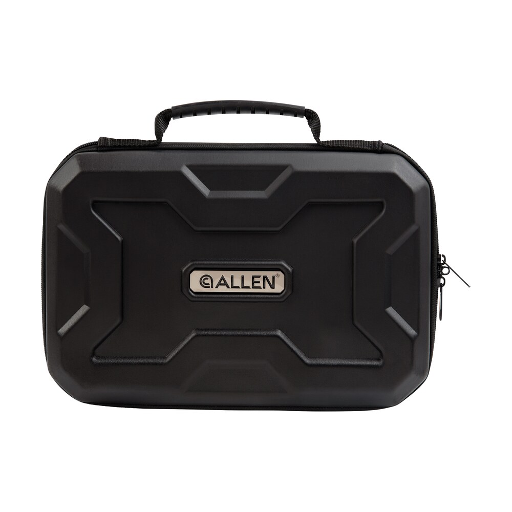 allen 8212 exo handgun case black polymer, egg crate foam, lockable zipper & molded rubber handle 12" l Allen 8212 EXO Handgun Case Black Polymer, Egg Crate Foam, Lockable Zipper & Molded Rubber Sports South item 122427
