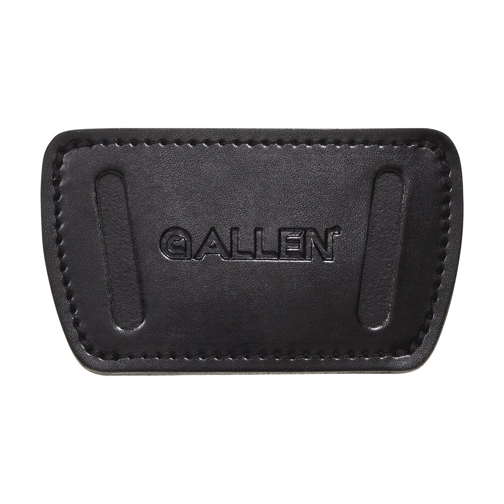allen 44831 glenwood iwb/owb size 01 black leather belt loop/clip compatible w/glock 17/19 fits med/large semi autos ambidextrous Allen 44831 Glenwood IWB/OWB Size 01 Black Leather Belt Loop/Clip Compatible Sports South item 122442