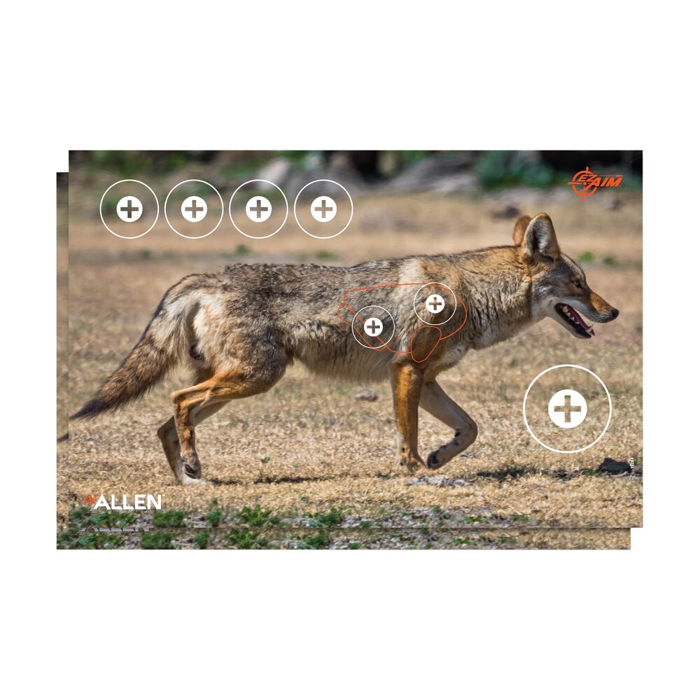 ez aim 15284 four color coyote paper hanging 23" x 35" multi color 2 per pkg EZ-Aim 15284 Four Color Coyote Paper Hanging 23" x 35" Multi-Color 2 Per Pkg Sports South item 122507