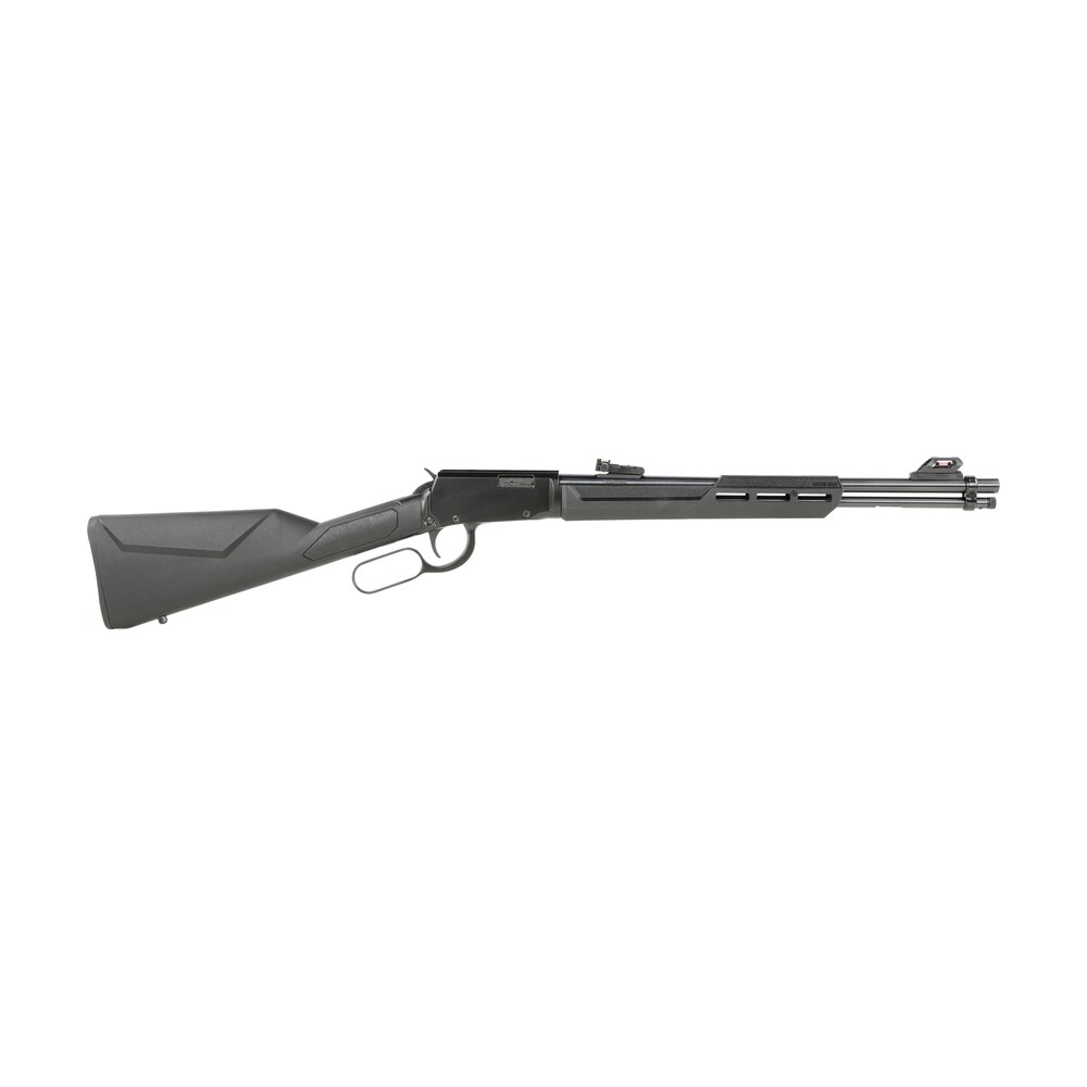 rossi rl22181sy rio bravo lever action 22 lr caliber with 15+1 capacity, 18" round barrel, polished black metal finish & black synthetic stock right hand (full size) Rossi RL22181SY Rio Bravo Lever Sports South item 122633
