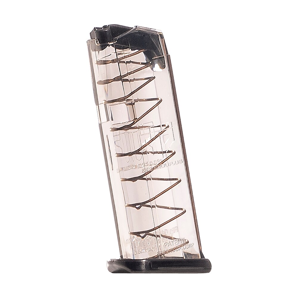 ets group glk43x pistol mags 10rd 9mm luger compatible w/ glock 43x/48 clear polymer ETS Group GLK43X Pistol Mags 10rd 9mm Luger Compatible Sports South item 122667
