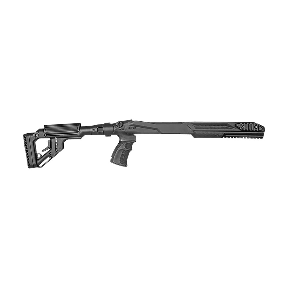 fab defense fxuasr1022b uas r precision stock conversion kit for ruger 10/22 left side folding w/adjustable cheekrest matte black fiberglass reinforced polymer FAB Defense FXUASR1022B UAS-R Precision Stock Conversion Kit for Ruger 10/22 Left Side Folding Sports South item 122680