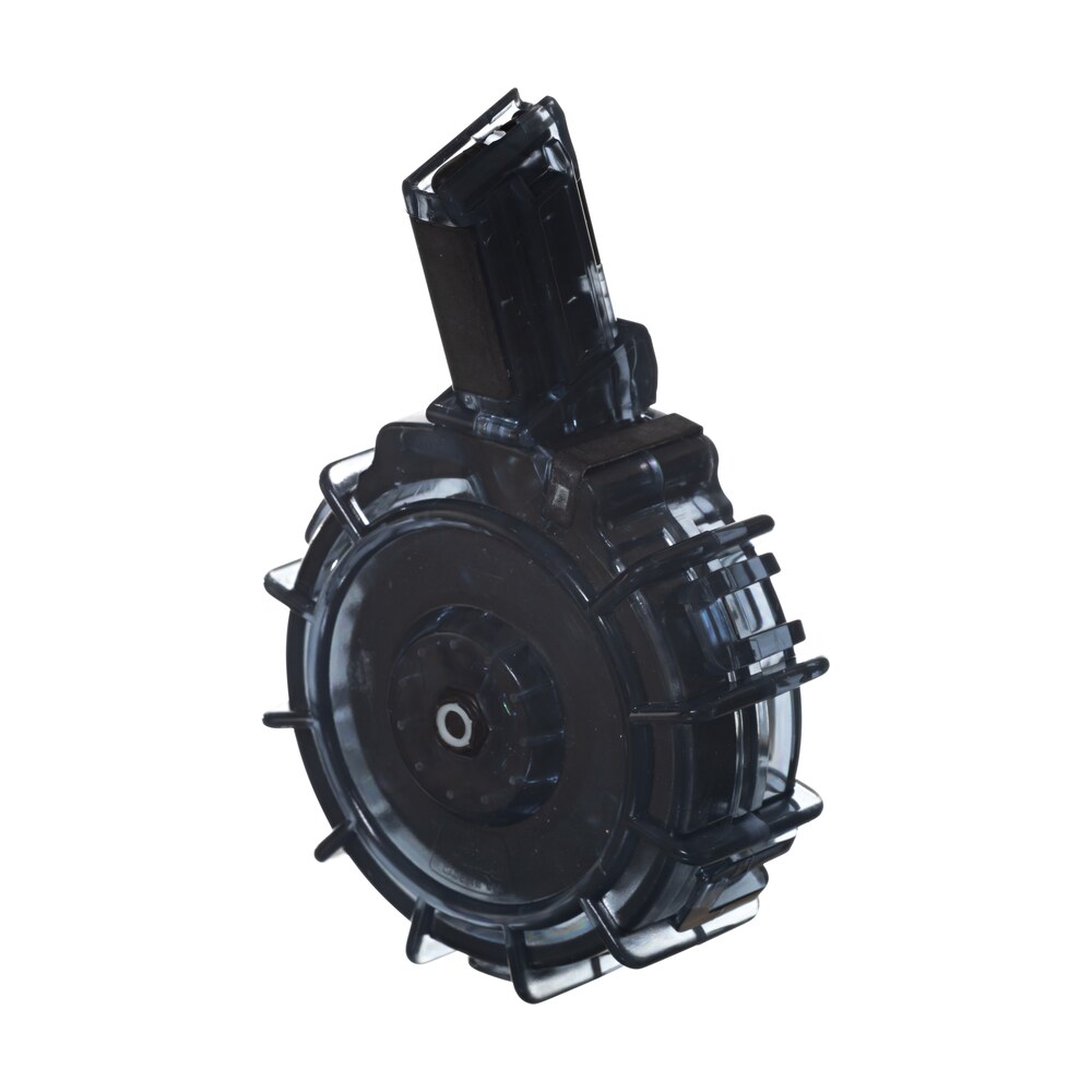 promag rema2 standard 30rd drum 22 lr fits remington 597 smoke polycarbonate ProMag REMA2 Standard 30rd Drum 22 LR Sports South item 122817