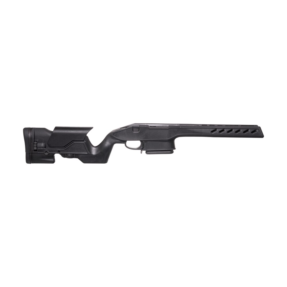 archangel aa700sa precision elite stock black synthetic fixed with adjustable cheek riser for remington 700 short action includes mag Archangel AA700SA Precision Elite Stock Black Synthetic Fixed Sports South item 122829
