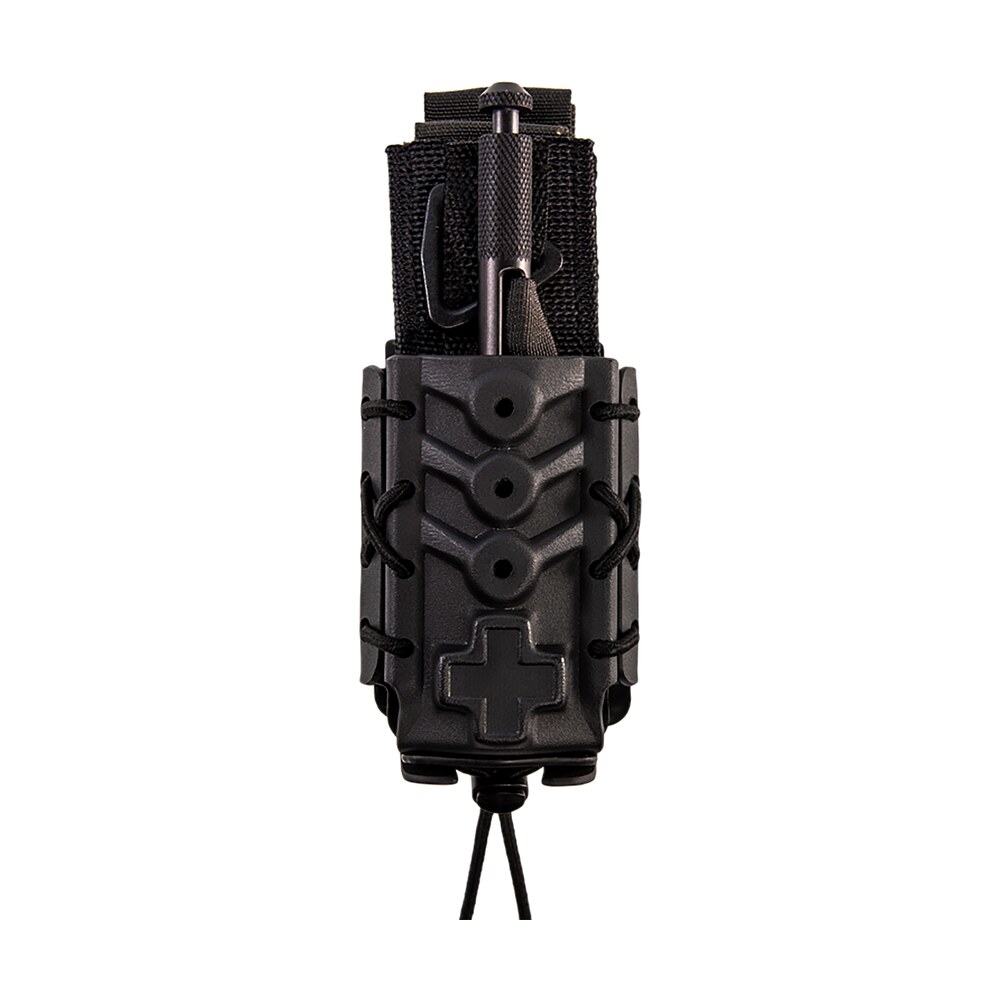 high speed gear 11tqk0bk taco black kydex, 2" belt clip/molle u mount, compatible w/ most tourniquets High Speed Gear 11TQK0BK Taco Black Kydex, 2" Belt Clip/MOLLE U-Mount, Compatible Sports South item 123509