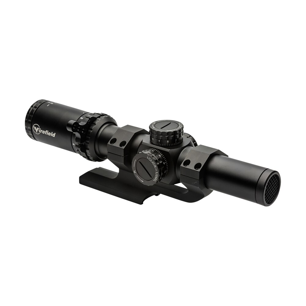 firefield ff13070k rapidstrike matte black 1 6x 24mm 30mm tube dual illuminated (red/green/black) circle dot reticle Firefield FF13070K RapidStrike Matte Black 1-6x 24mm 30mm Tube Dual Illuminated Sports South item 123522