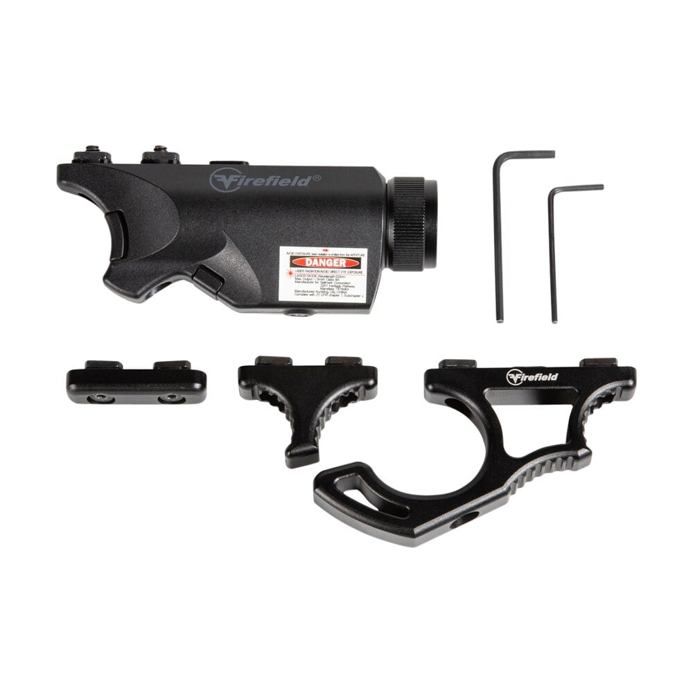 firefield ff35010k rival xl foregrip flashlight red laser combo kit matte black 75/150 lumens white led light Firefield FF35010K Rival XL Foregrip Flashlight Red Laser Combo Kit Matte Black 75/150 Lumens Sports South item 123523