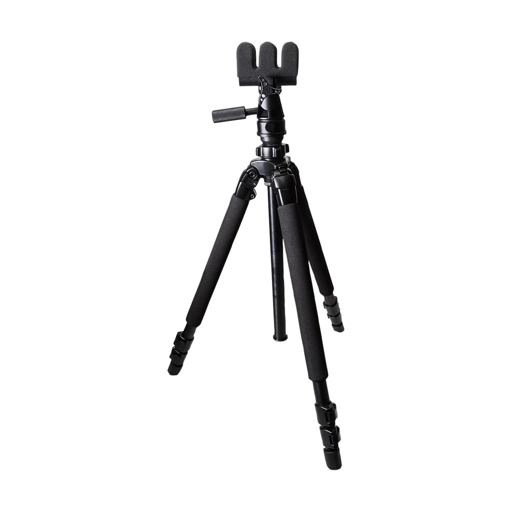 kopf jager kj85001k k700 amt tripod made of aluminum with black finish, pivoting reaper grip, 360 degree pan & 3 level leg extensions KOPF Jager KJ85001K K700 AMT Tripod made of Aluminum Sports South item 123556