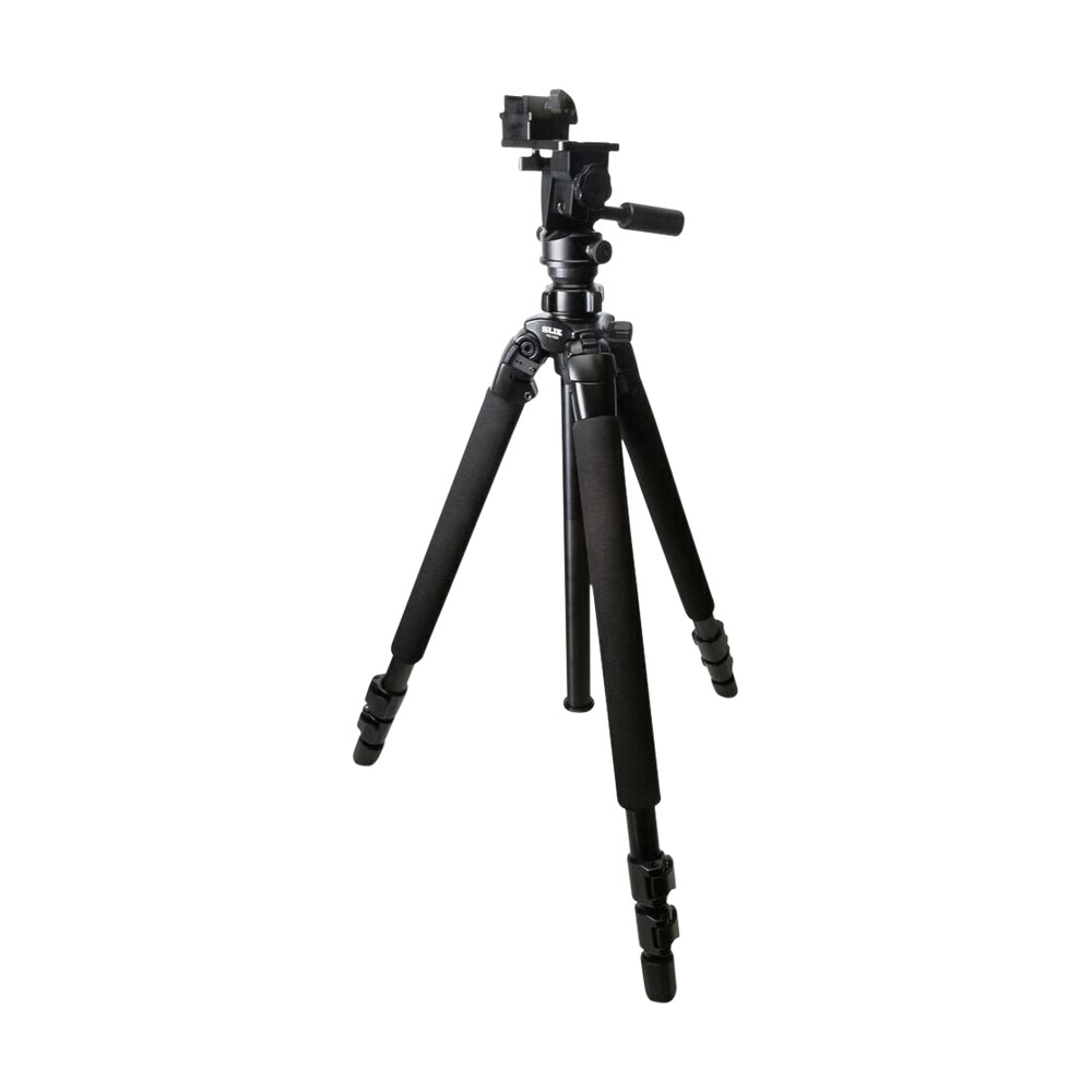 kopf jager kj85003k folding tripod k700 tripod made of aluminum with black finish, adjustable reaper rail, 3 level leg extension, 21 87 degree pan & tilt KOPF Jager KJ85003K Folding Tripod K700 Tripod made of Aluminum Sports South item 123558