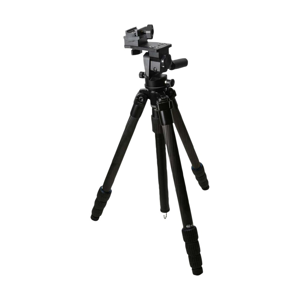 kopf jager kj85004k k800 tripod made of carbon fiber with black finish, adjustable reaper rail, 4 level leg extension, 21 87 degree pan & tilt KOPF Jager KJ85004K K800 Tripod made of Carbon Fiber Sports South item 123559