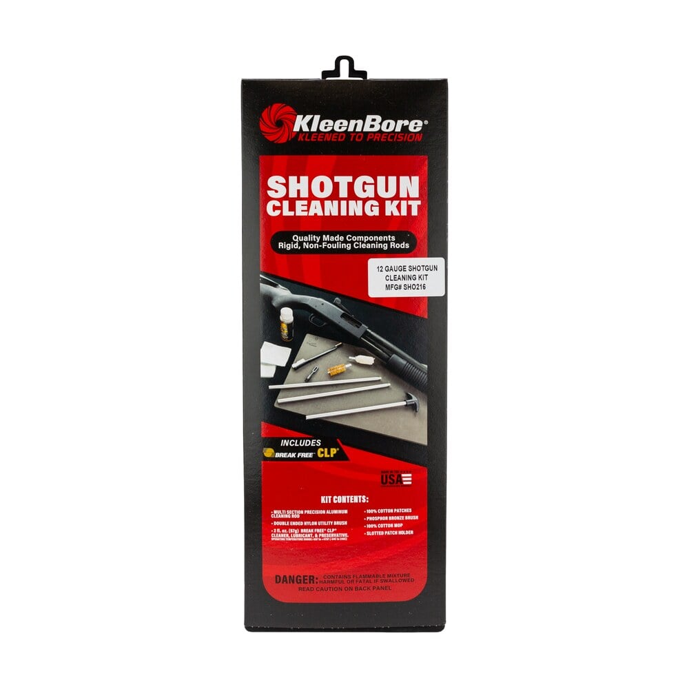 kleenbore sho216 classic cleaning kit 12 gauge shotgun KleenBore SHO216 Classic Cleaning Kit 12 Gauge Shotgun Sports South item 123644