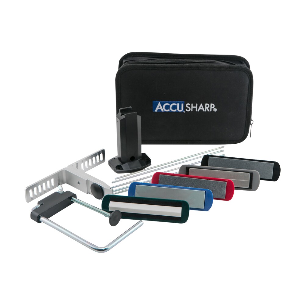 accusharp 059c 5 stone precision set extra coarse/coarse/medium/fine/ ultra fine diamond, alumina, ceramic sharpener multi color AccuSharp 059C 5-Stone Precision Set Extra Coarse/Coarse/Medium/Fine/ Ultra-Fine Diamond, Sports South item 123778