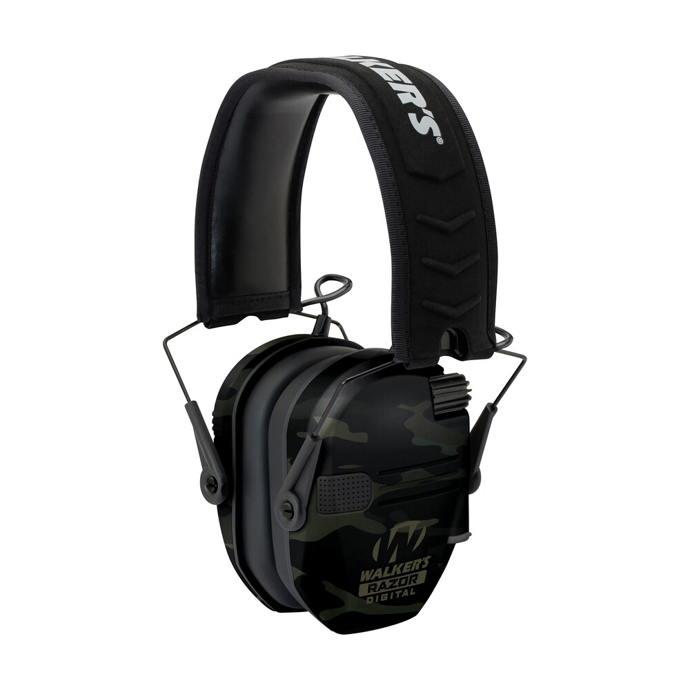 walker's gwpdrsemmccg razor pro digital electronic muff 23 db over the head multi cam/black polymer Walker's GWPDRSEMMCCG Razor PRO Digital Electronic Muff 23 dB Over the Head Multi-Cam/Black Sports South item 124081