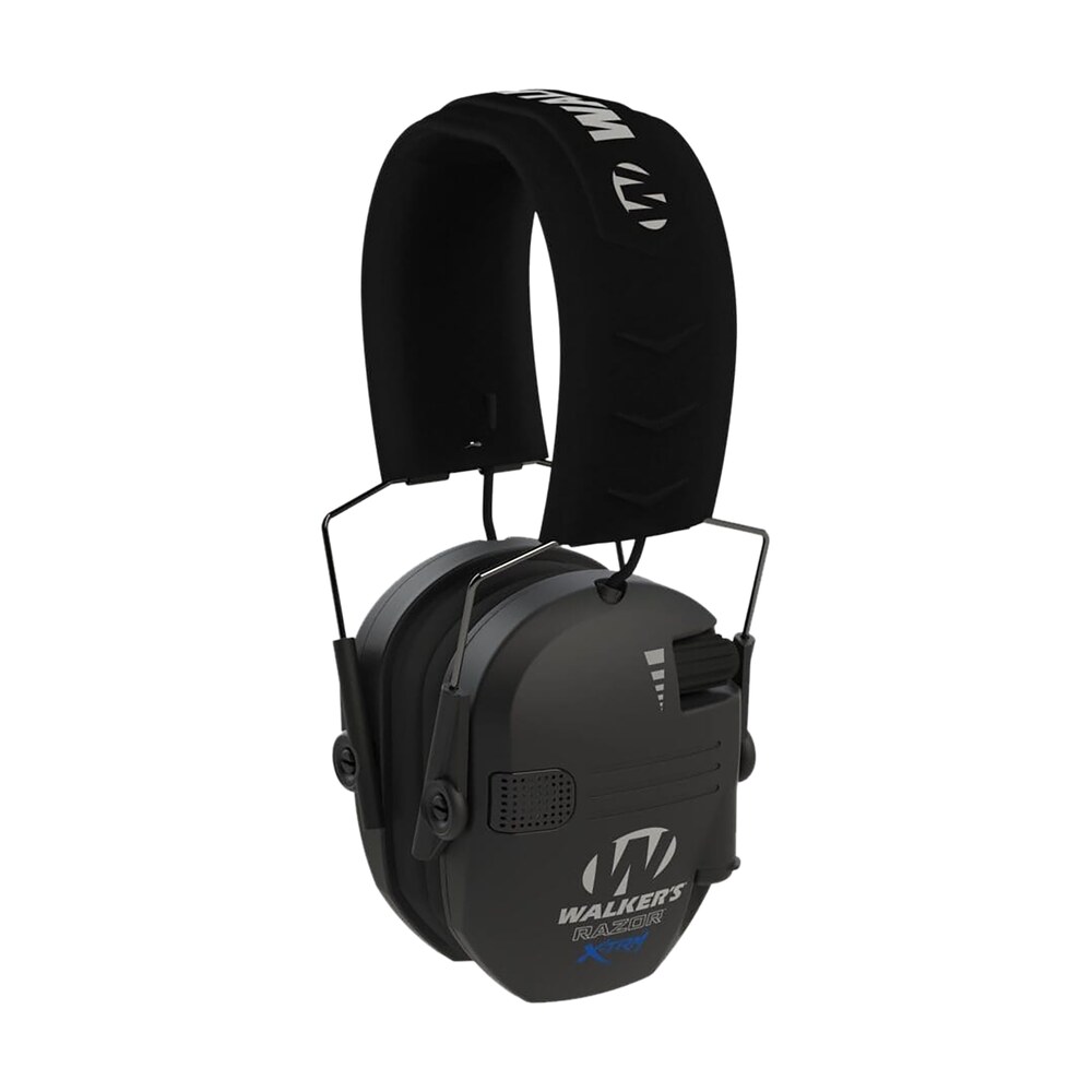 walker's gwpxrsem razor x trm digital electronic muff 21 db over the head black polymer Walker's GWPXRSEM Razor X-TRM Digital Electronic Muff 21 dB Over the Head Black Polymer Sports South item 124085