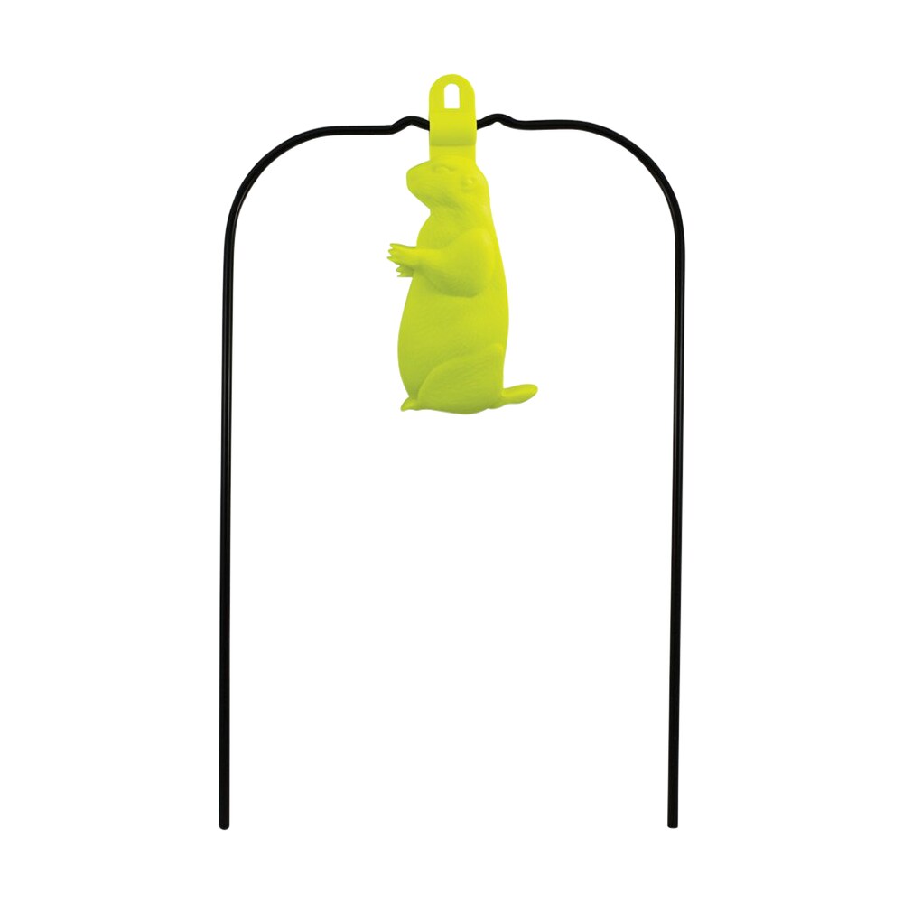 birchwood casey 48022 ground strike hanging prairie dog pistol/rifle rubber/metal yellow prairie dog illustration impact enhancement motion Birchwood Casey 48022 Ground Strike Hanging Prairie Dog Pistol/Rifle Rubber/Metal Yellow Sports South item 124265