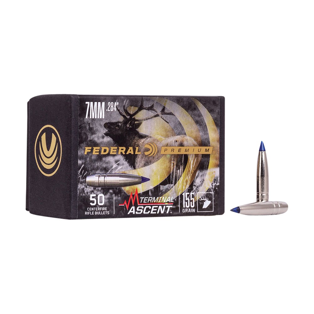 federal pb284ta1 premium terminal ascent component 7mm 155gr 50 per box/4 case Federal PB284TA1 Premium Terminal Ascent Component 7mm 155gr 50 Per Box/4 Case Sports South item 124305