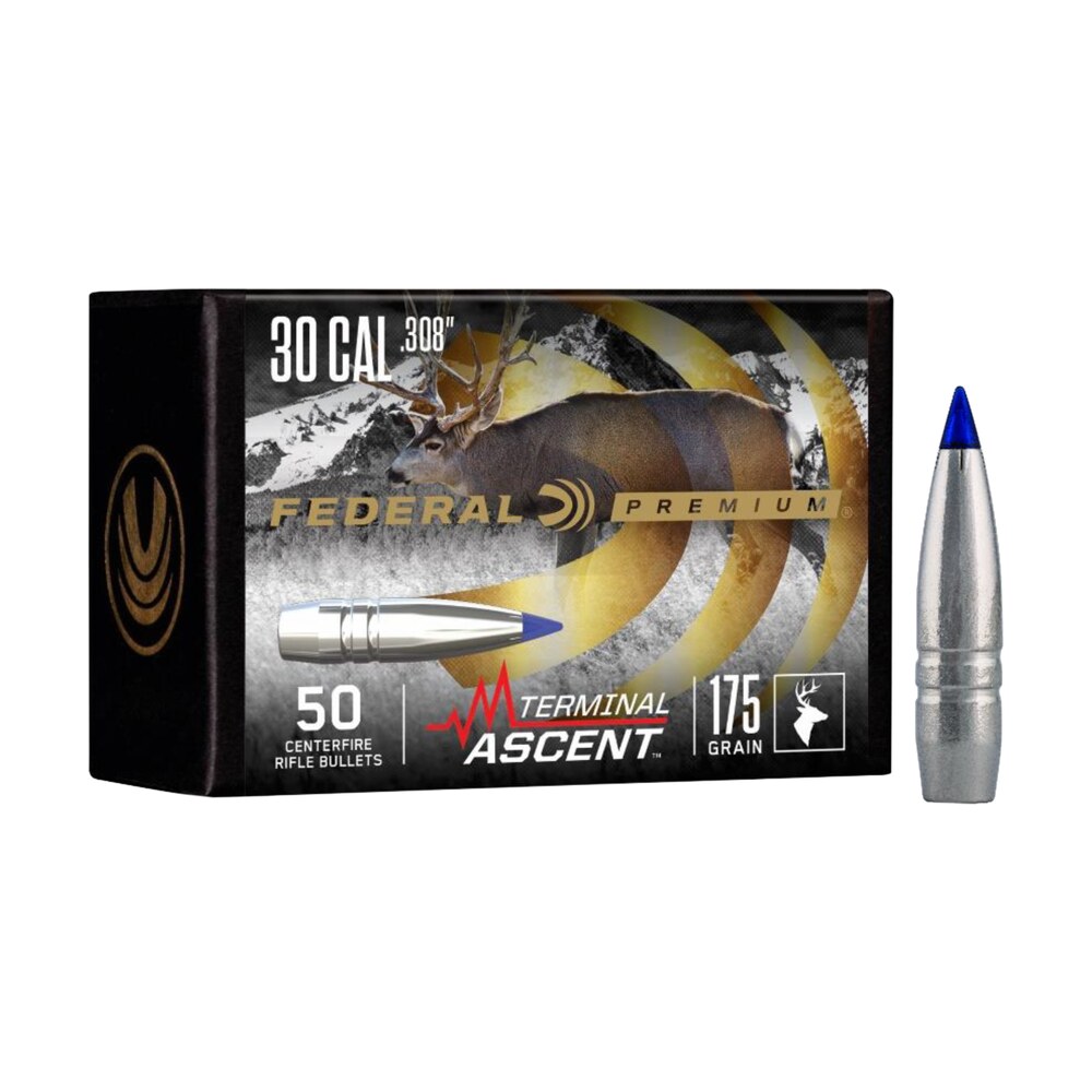 federal pb308ta1 premium terminal ascent component 30cal 175gr 50 per box/4 case Federal PB308TA1 Premium Terminal Ascent Component 30Cal 175gr 50 Per Box/4 Case Sports South item 124306