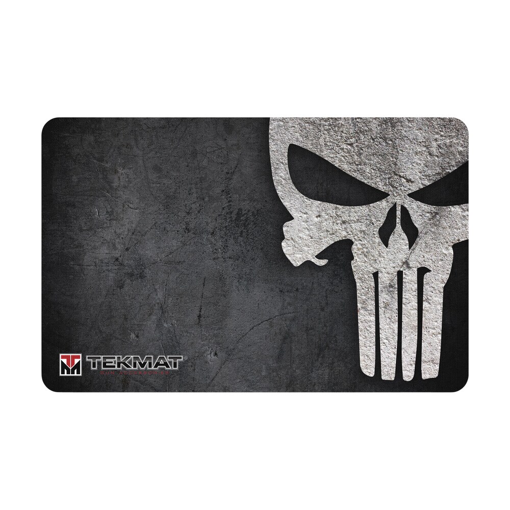 tekmat tekr42punisher punisher door mat black/gray rubber 42" long punisher skull TekMat TEKR42PUNISHER Punisher Door Mat Black/Gray Rubber 42" Long Punisher Skull Sports South item 124488