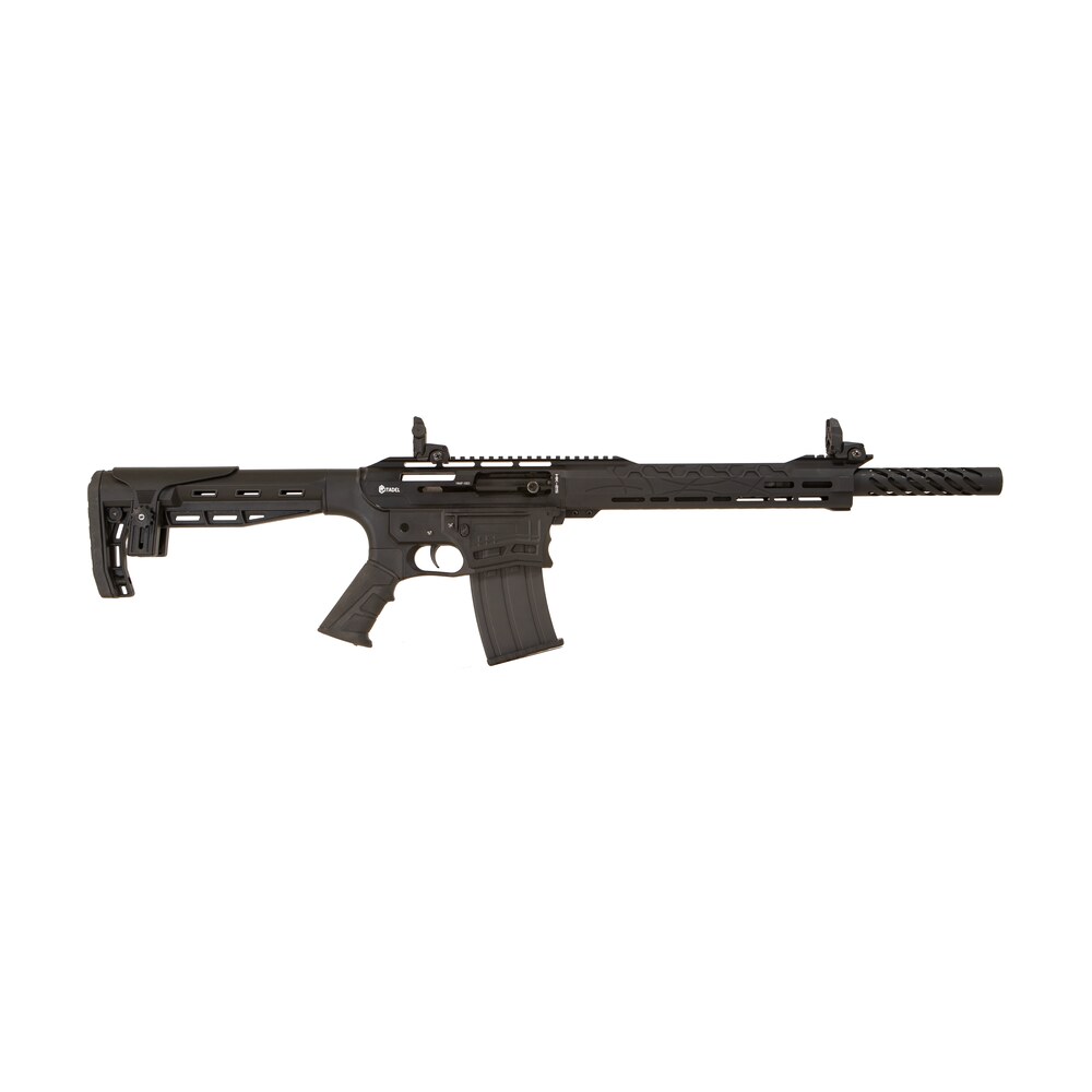 citadel cboss2512 boss25 12 gauge semi auto 3" 5+1 18.75" black steel threaded barrel, black picatinny rail aluminum receiver, picatinny handguards, black adj cheek riser synthetic stock Citadel CBOSS2512 Boss25 12 Gauge Semi-Auto 3" 5+1 18.75" Black Steel Threaded Sports South item 125107