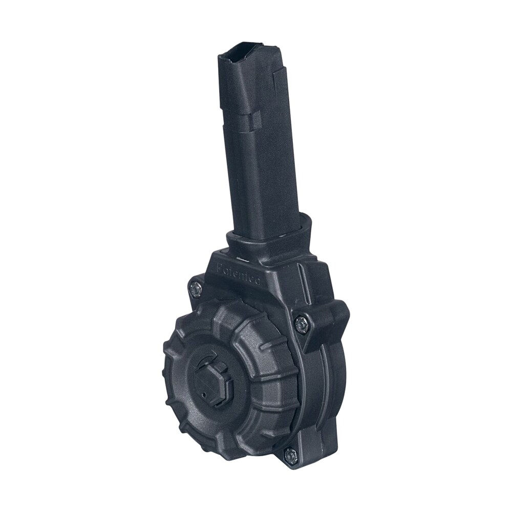 promag drma35 standard 30rd drum 9mm luger compatible w/ glock 43x/48 black dupont zytel polymer ProMag DRMA35 Standard 30rd Drum 9mm Luger Compatible Sports South item 125122