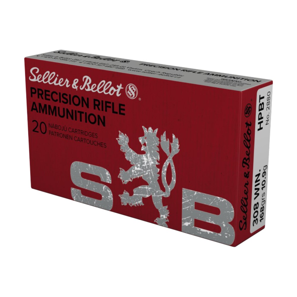 sellier & bellot sb308g rifle 308win 168gr hollow point boat tail 20 per box/25 case Sellier & Bellot SB308G Rifle 308Win 168gr Hollow Point Boat Tail 20 Per Box/25 Case Sports South item 125320
