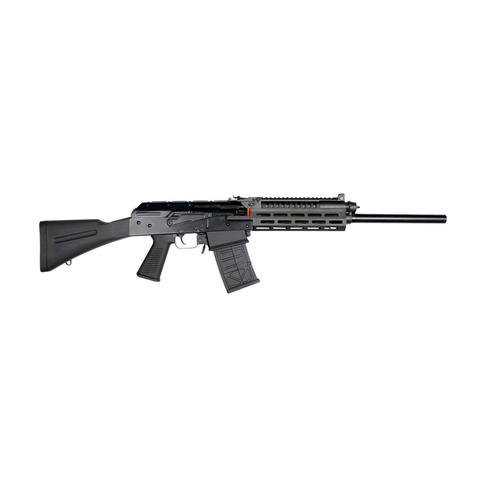 jts shotgun m12akt1 m12ak t1 12 gauge semi auto 3" 5 2.75" shells 18.70" black steel barrel, black receiver w/picatinny rail, black fixed synthetic stock, black polymer grip, m lok forend, sling hook JTS Shotgun M12AKT1 M12AK T1 12 Gauge Semi-Auto 3" 5- 2.75" Shells 18.70" Black Steel Sports South item 125794