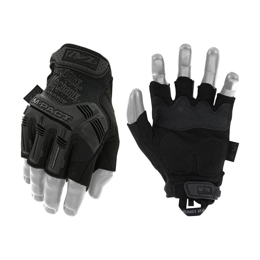 mechanix wear mfl55010 m pact covert black fingerless synthetic leather large tpr closure Mechanix Wear MFL55010 M-Pact Covert Black Fingerless Synthetic Leather Large TPR Closure Sports South item 126092