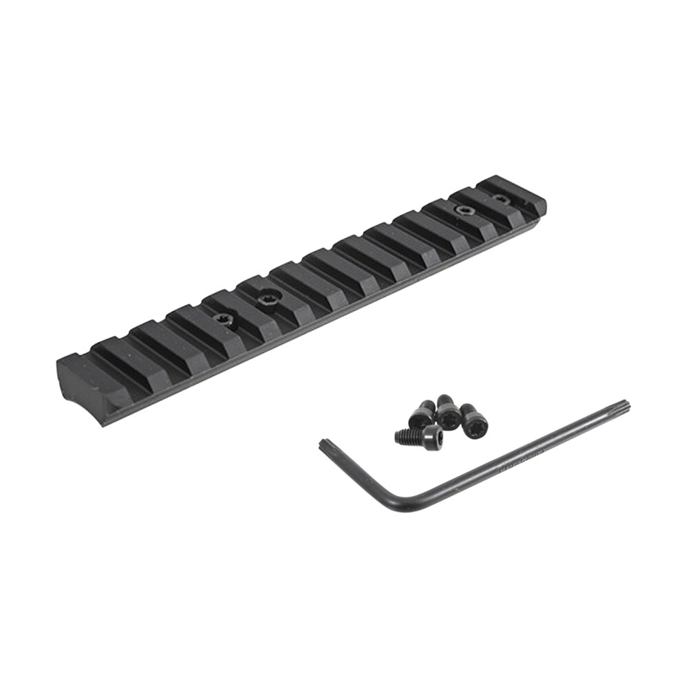 ruger 90674 picatinny rail black anodized aluminum fits ruger american rimfire 0 moa Ruger 90674 Picatinny Rail Black Anodized Aluminum Sports South item 126387