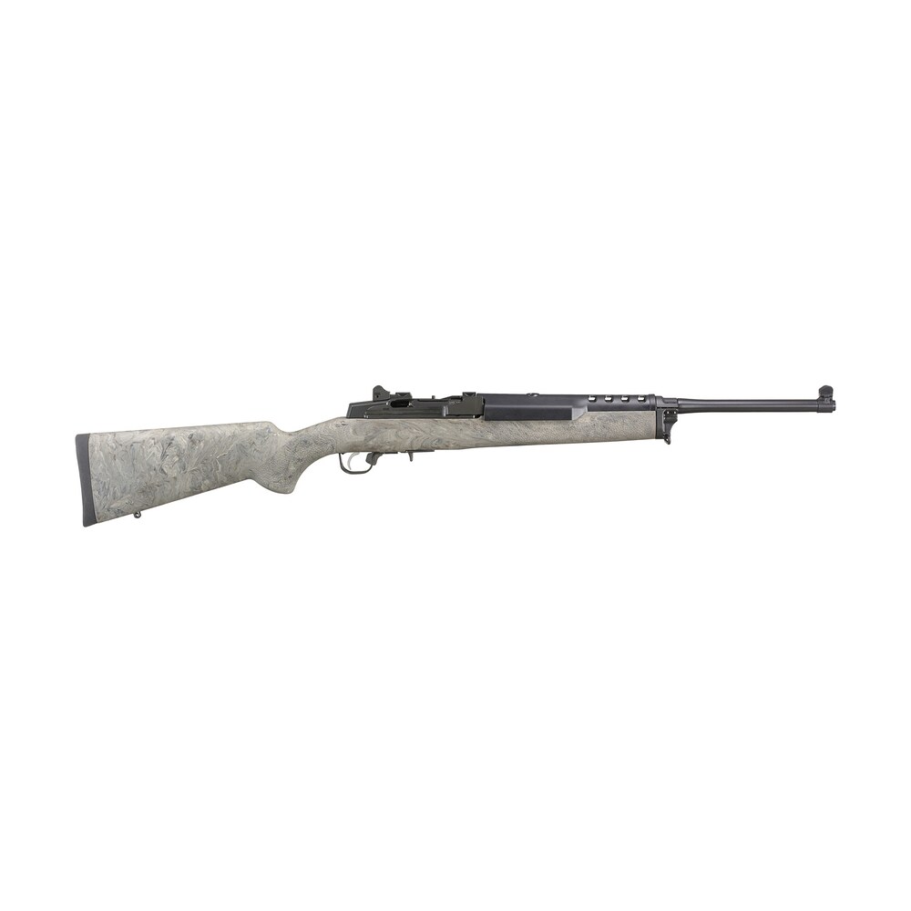 ruger 5877 mini 14 tactical 5.56x45mm nato 5+1 18.50" barrel, blued alloy steel, exclusive hogue ghillie green stock, optics ready Ruger 5877 Mini-14 Tactical 5.56x45mm NATO 5+1 18.50" Sports South item 126414