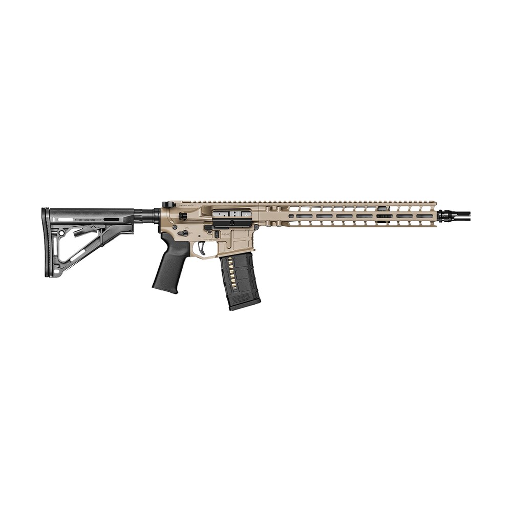 radian weapons r0535 model 1 carbine 223 wylde 30+1 14.50" pinned & welded barrel, fde billet rec/m lok handgaurd, magpul grip & ctr stock, dead air keymo flash hider, ambi controls, vertex trigger Radian Weapons R0535 Model 1 Carbine 223 Wylde 30+1 14.50" Pinned & Welded Sports South item 126436