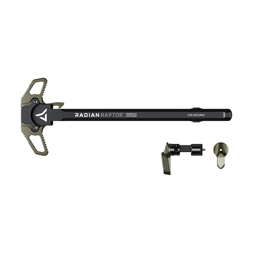 radian weapons r0665 raptor charging handle & 45/90 talon safety, radian od, ambi controls, fits mil spec ar 15/m16 platform Radian Weapons R0665 Raptor Charging Handle & 45/90 Talon Safety, Radian OD, Ambi Controls, Sports South item 126490