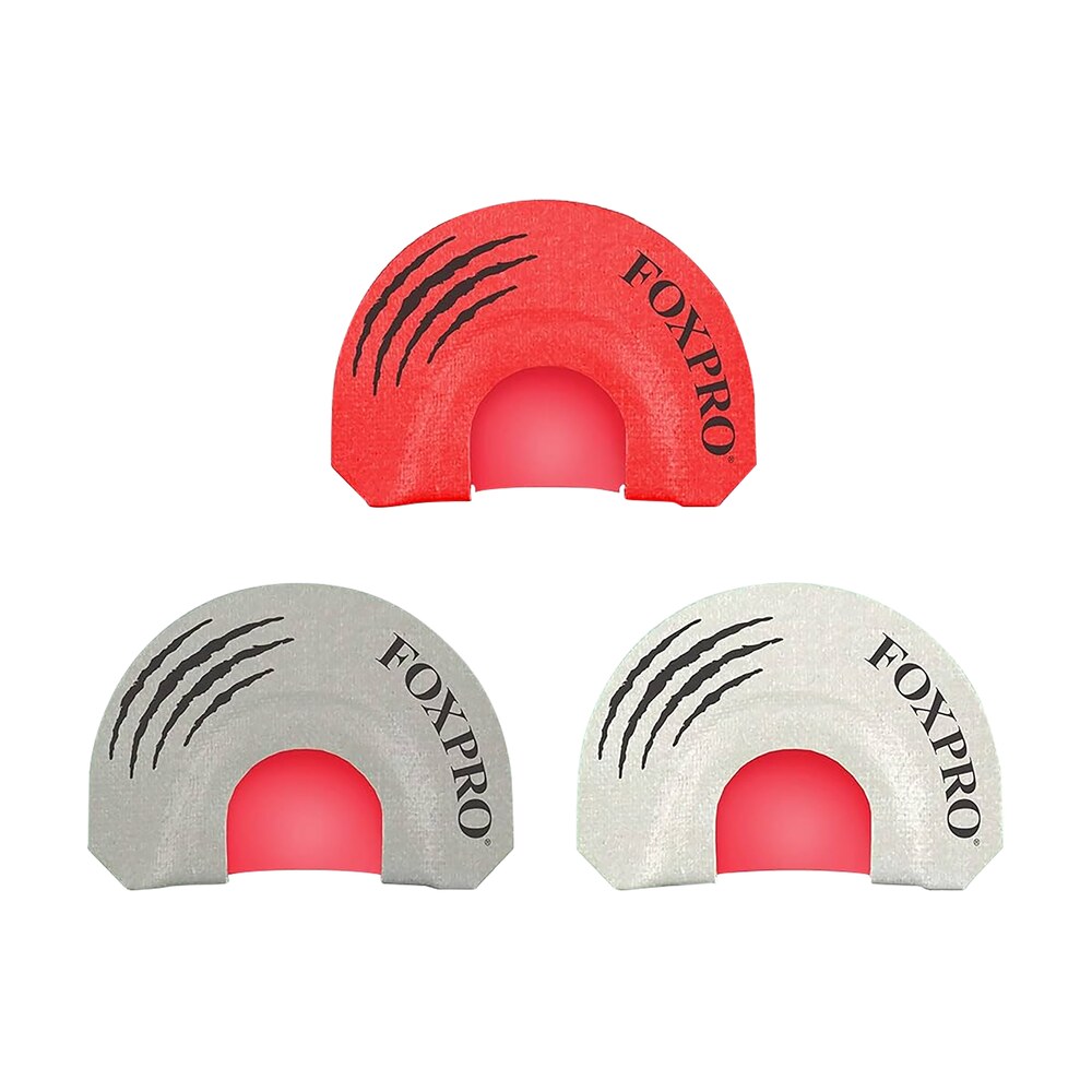 foxpro loadedgun loaded gun combo diaphragm call double/triple reed coyote sounds attracts coyotes gray/red/white 3 piece Foxpro LOADEDGUN Loaded Gun Combo Diaphragm Call Double/Triple Reed Coyote Sounds Attracts Sports South item 126556