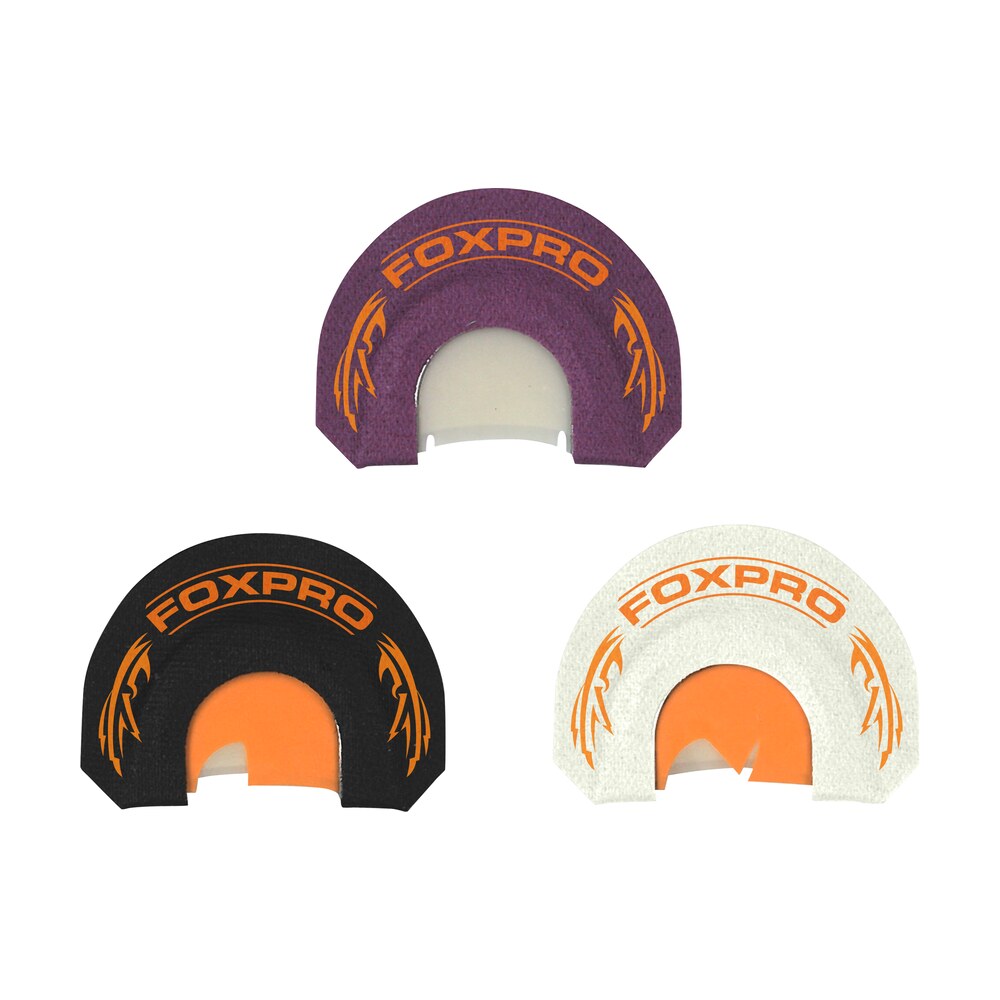 foxpro hybrid spur combo crooked spur hybrid spur combo pack diaphragm call double reed turkey sounds attracts turkeys black/purple/white 3 piece Foxpro HYBRID SPUR COMBO Crooked Spur Hybrid Spur Combo Pack Diaphragm Call Double Reed Turkey Sports South item 126602