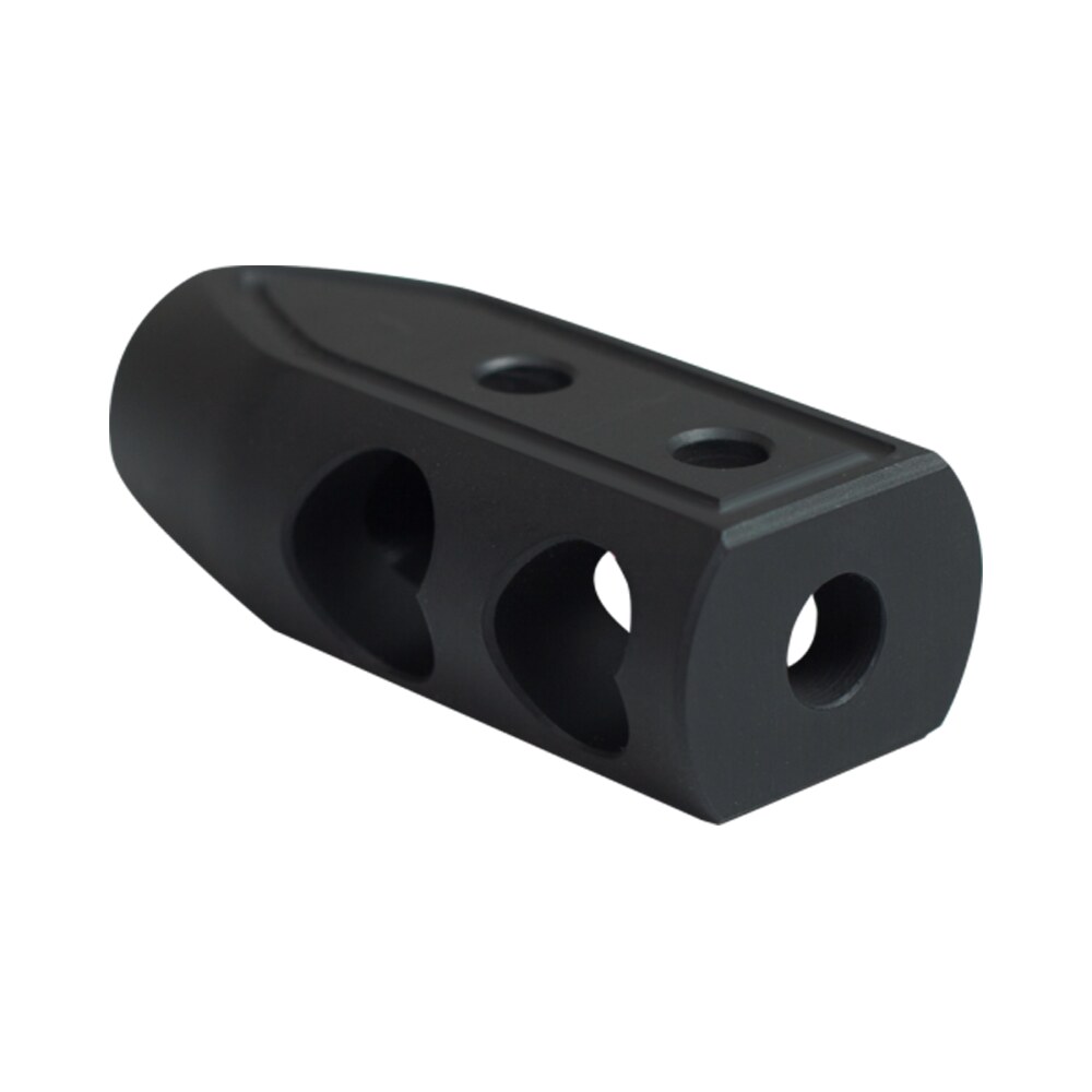 timber creek outdoors 223hbblc heart breaker muzzle brake black cerakote with 1/2" 28 tpi threads for 223 rem ar platform Timber Creek Outdoors 223HBBLC Heart Breaker Muzzle Brake Black Cerakote Sports South item 126979