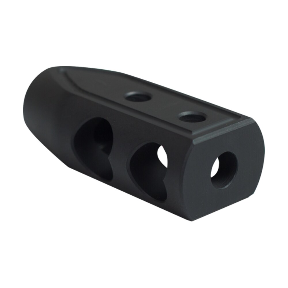 timber creek outdoors 65hbblc heart breaker muzzle brake black cerakote with 5/8" 24 tpi threads for 6.5 grendel ar platform Timber Creek Outdoors 65HBBLC Heart Breaker Muzzle Brake Black Cerakote Sports South item 126981