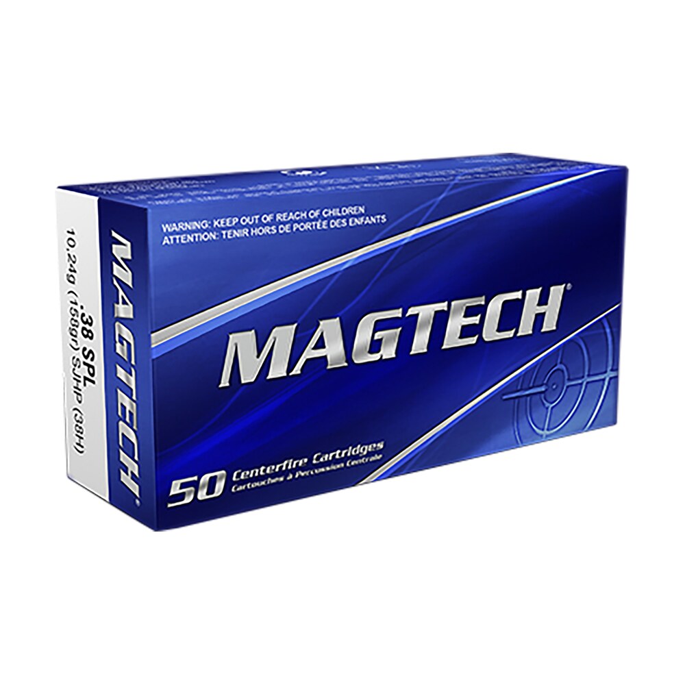 magtech 38h range/training 38special+p 158gr semi jacketed hollow point 50 per box/20 case Magtech 38H Range/Training 38Special+P 158gr Semi Jacketed Hollow Point 50 Per Box/20 Case Sports South item 12702