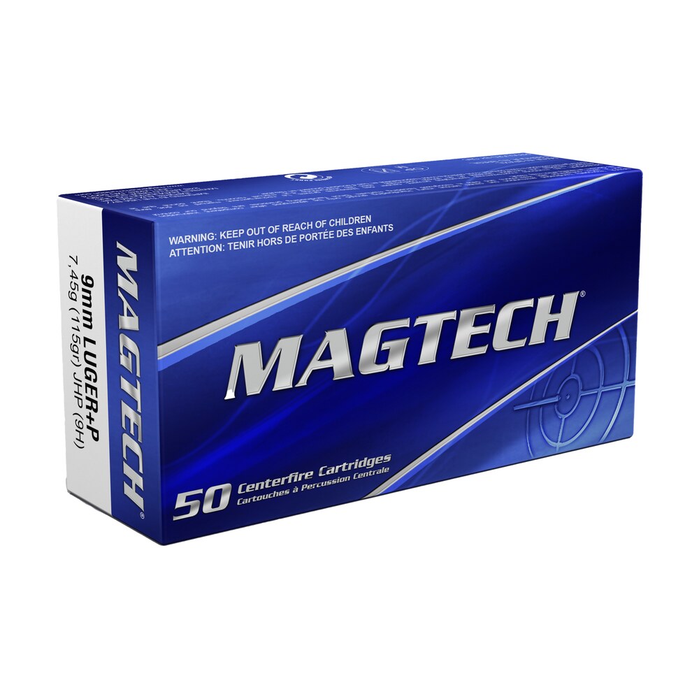 magtech 9h range/training 9mmluger+p+ 115gr jacketed hollow point 50 per box/20 case Magtech 9H Range/Training 9mmLuger+P+ 115gr Jacketed Hollow Point 50 Per Box/20 Case Sports South item 12704