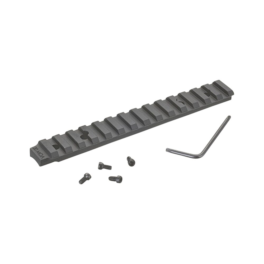 ruger 90678 picatinny rail black anodized aluminum fits ruger american rifle short action 20 moa Ruger 90678 Picatinny Rail Black Anodized Aluminum Sports South item 127254