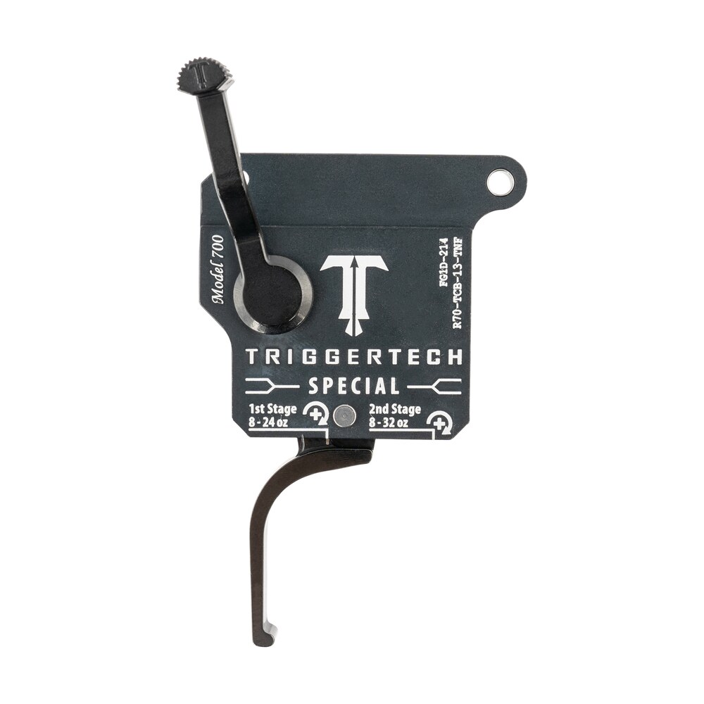 triggertech r70tcb13tnf special two stage flat trigger with 1 3.50 lbs draw weight & matte gray w/black parts finish for remington 700 right TriggerTech R70TCB13TNF Special Two-Stage Flat Trigger Sports South item 127444