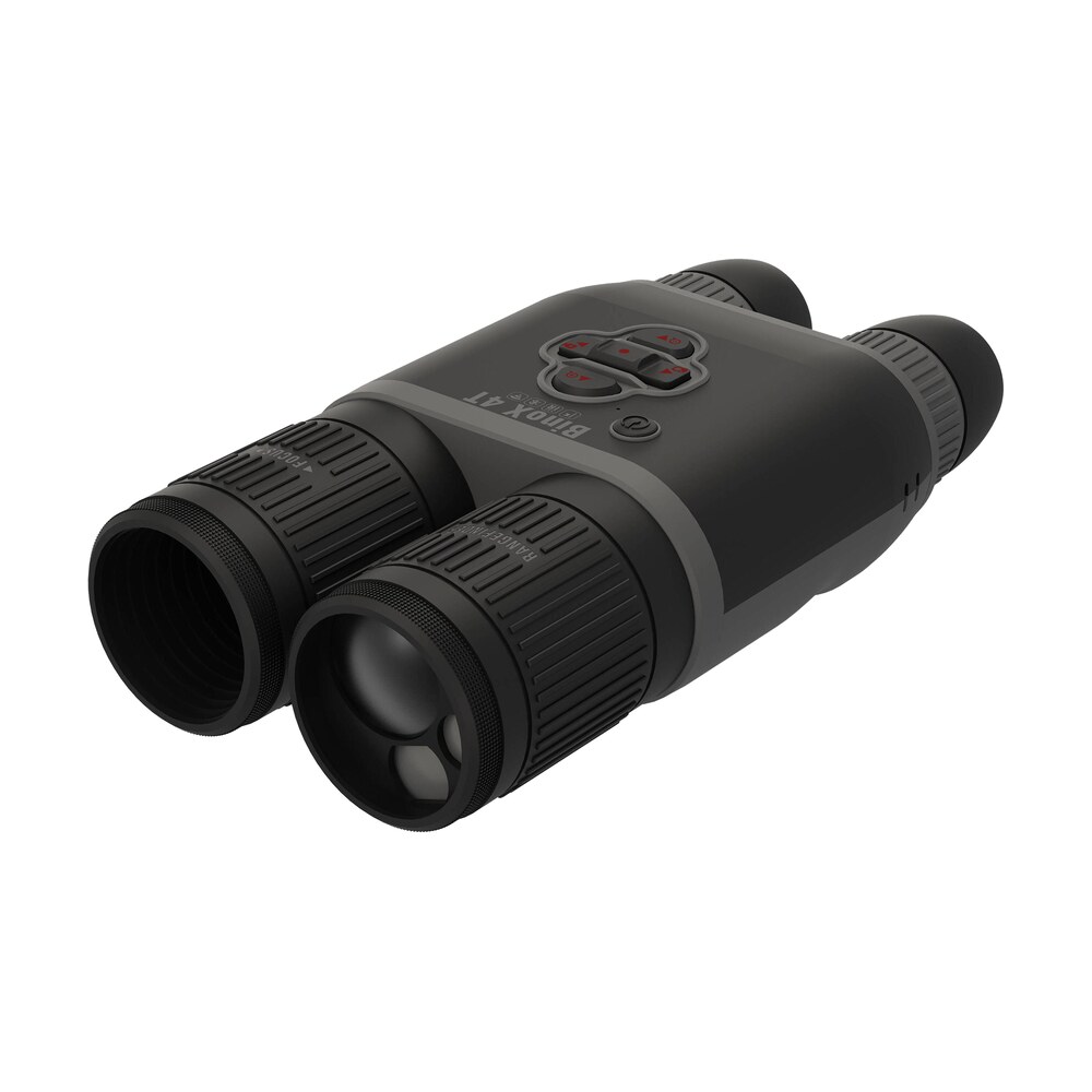 atn tibnbx4641l binox 4t thermal binocular black 1 10x 19mm 4th generation 640x480, 60hz resolution features rangefinder ATN TIBNBX4641L BinoX 4T Thermal Binocular Black 1-10x 19mm 4th Generation 640x480, 60Hz Sports South item 127603