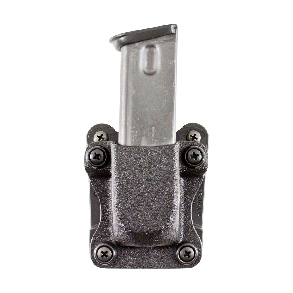 desantis gunhide a86kjkkz0 quantico single mag pouch owb black kydex, belt clip fits belts up to 1.50" wide, compatible w/sig p365, ambidextrous DeSantis Gunhide A86KJKKZ0 Quantico Single Mag Pouch OWB Black Kydex, Belt Clip Sports South item 127914