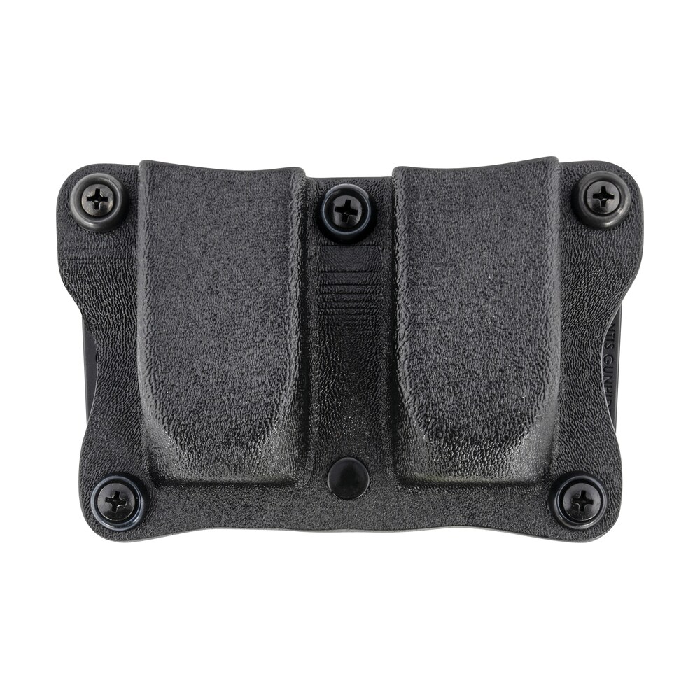 desantis gunhide a87kjkkz0 quantico double mag pouch owb black kydex, belt clip fits belts up to 1.50" wide, compatible w/sig p365, ambidextrous DeSantis Gunhide A87KJKKZ0 Quantico Double Mag Pouch OWB Black Kydex, Belt Clip Sports South item 127924