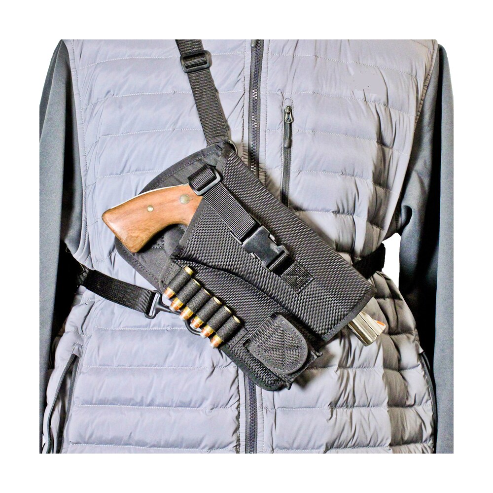 desantis gunhide m72balrz0 yukon hunting rig shoulder nylon shoulder fits ruger gp100 4" right hand DeSantis Gunhide M72BALRZ0 Yukon Hunting Rig Shoulder Nylon Shoulder Sports South item 127936