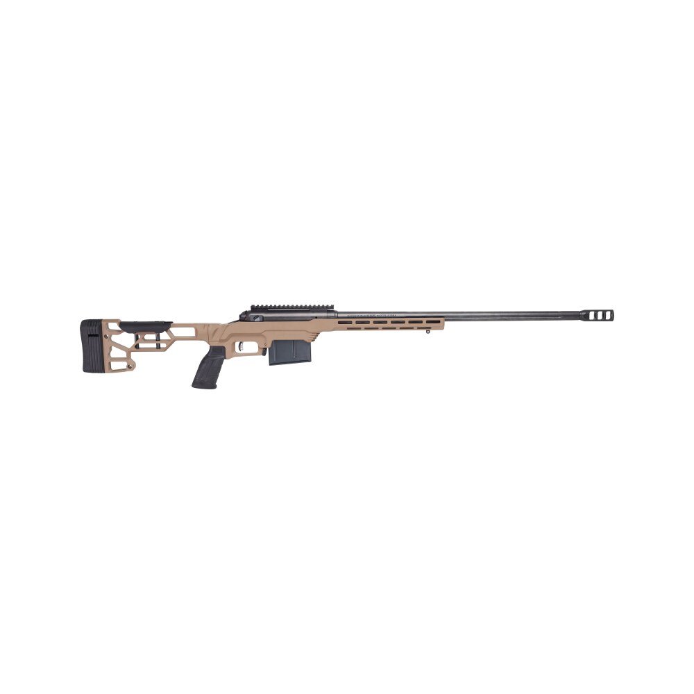 savage arms 57695 110 precision 308 win 10+1 20", matte black rec/barrel, flat dark earth cerakote mdt lss xl chassis, polymer grip, left hand Savage Arms 57695 110 Precision 308 Win 10+1 20", Matte Black Rec/Barrel, Flat Dark Earth Sports South item 127939