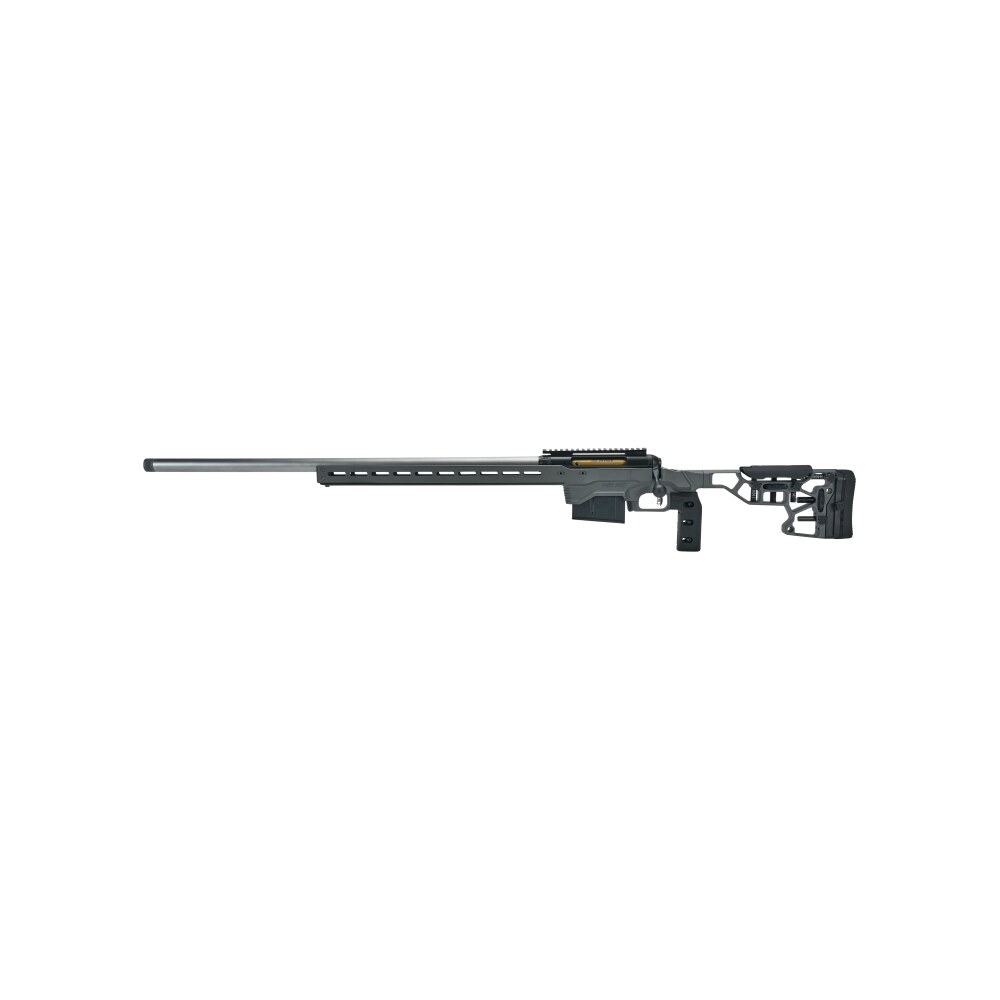 savage arms 57703 110 elite precision 6.5 creedmoor 10+1 26" matte stainless, matte black rec, gray cerakote adjustable mdt acc aluminum chassis stock, left hand (mb not included) Savage Arms 57703 110 Elite Precision 6.5 Creedmoor 10+1 26" Matte Stainless, Matte Black Rec, Sports South item 127946