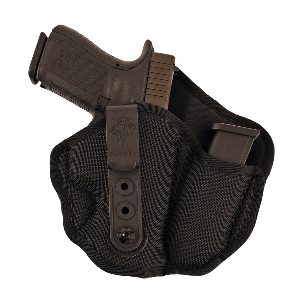 desantis gunhide m89bae1z0 inner piece 2.0 aiwb black nylon belt clip compatible w/glock 26/ruger sr/sig p239 right hand DeSantis Gunhide M89BAE1Z0 Inner Piece 2.0 AIWB Black Nylon Belt Clip Compatible Sports South item 127947