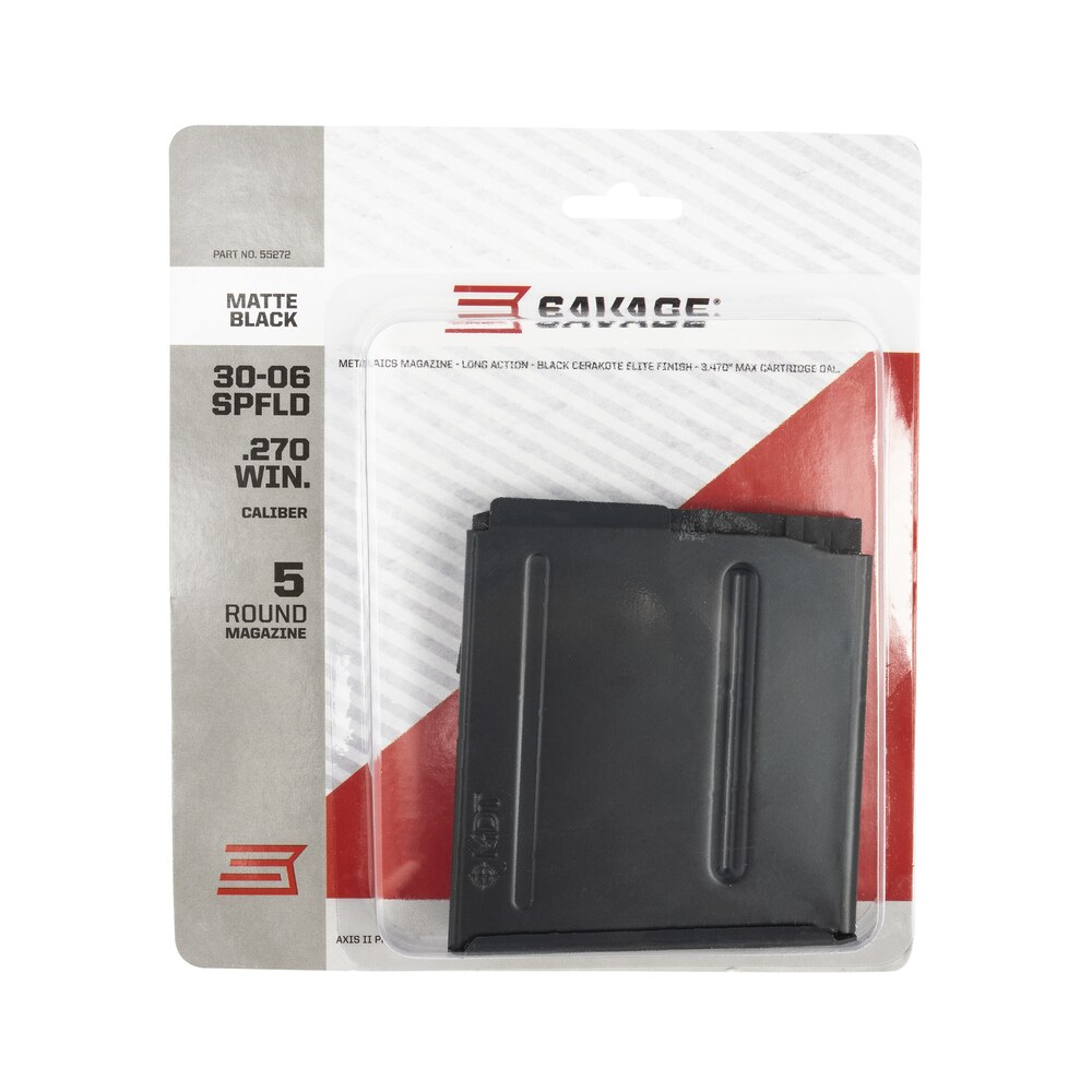 savage arms 55272 savage 5rd 270 win/30 06 springfield fits axis ii precision matte black steel Savage Arms 55272 Savage 5rd 270 Win/30-06 Springfield Sports South item 127973