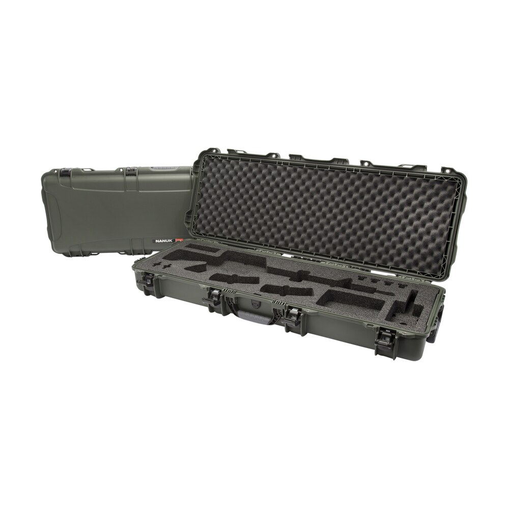 nanuk 990ar06 990 ar15 case waterproof olive resin w/ foam padding for ar platform Nanuk 990AR06 990 AR15 Case Waterproof Olive Resin Sports South item 128132