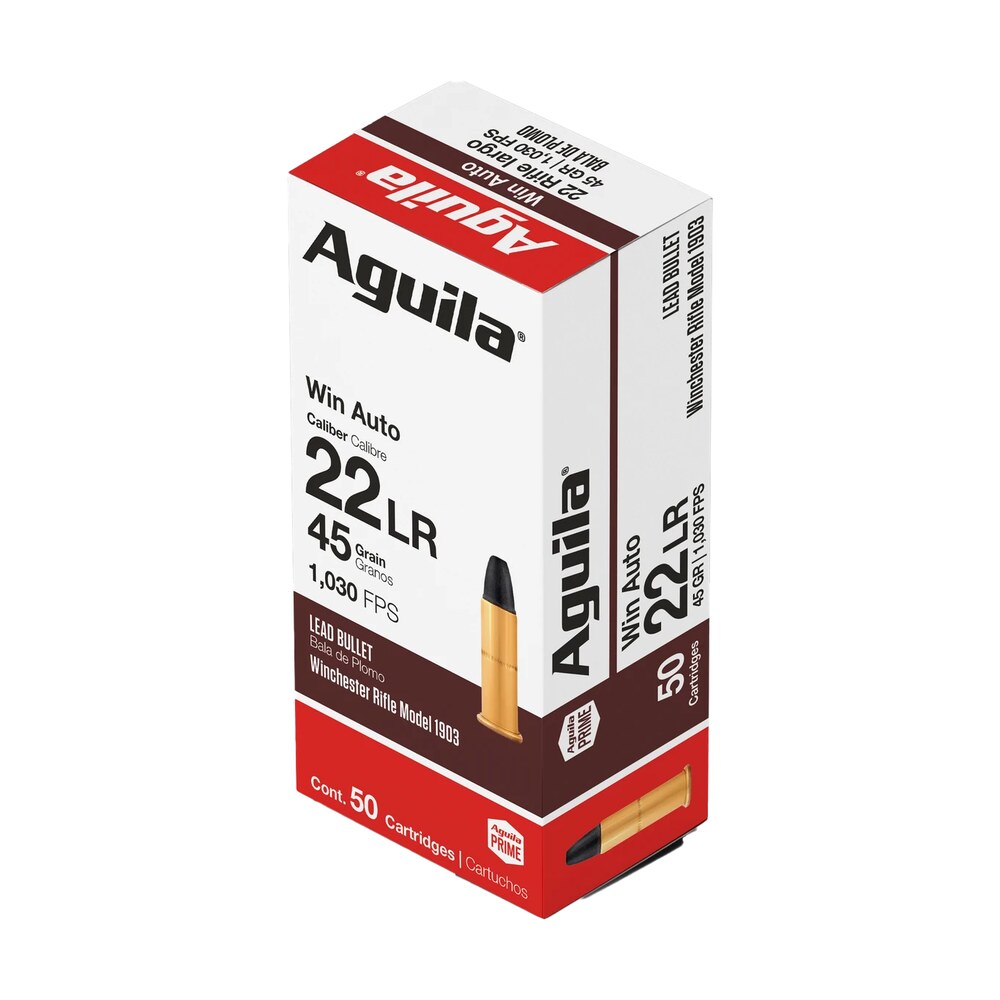 aguila 1b220504 22win 45gr lead round nose 50 per box/100 case Aguila 1B220504 22Win 45gr Lead Round Nose 50 Per Box/100 Case Sports South item 128597