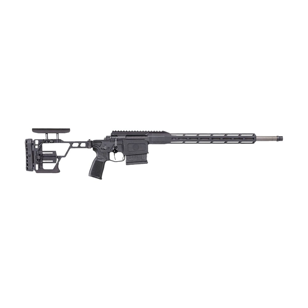 sig sauer cross6518b cross 6.5 creedmoor 5+1 18" barrel, black anodized metal finish, black sig precision adjustable folding stock, curved 2 stage match trigger, black polymer grip Sig Sauer CROSS6518B Cross 6.5 Creedmoor 5+1 18" Sports South item 128691